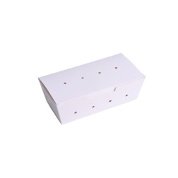 Barqueta take away BLANCA con respiradero