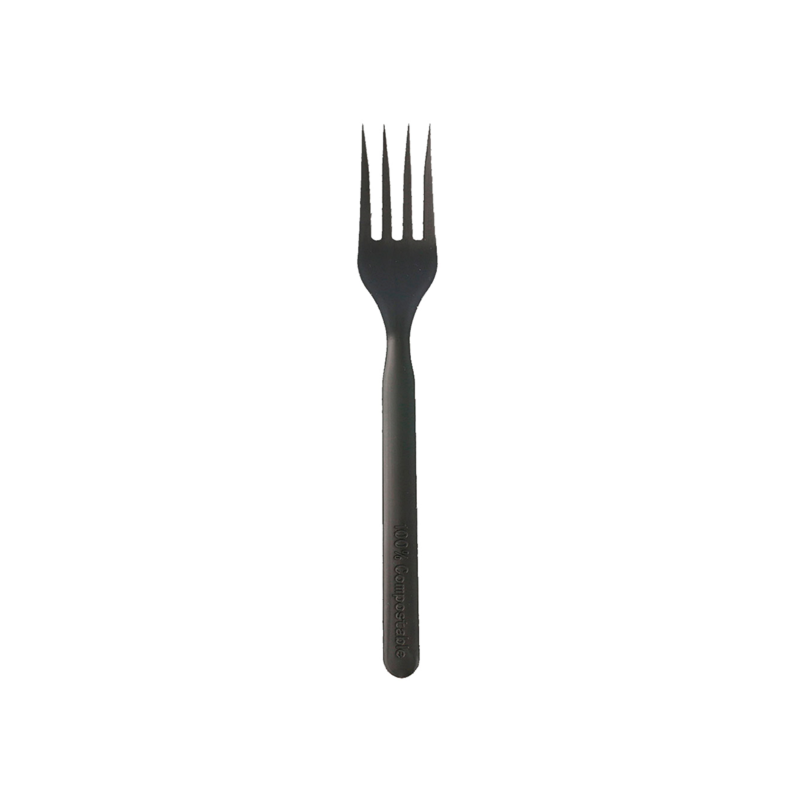 Tenedor NEGRO CPLA 17cm
