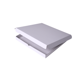 Caja de pizza 40x40x4cm blanca