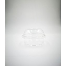 Envase redondo Deli Rpet 8oz/230ml 117mm + Tapa alta cerrada