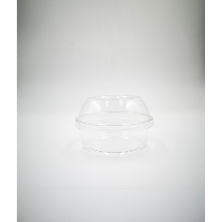 Envase redondo Deli Rpet 8oz/230ml 117mm + Tapa alta cerrada