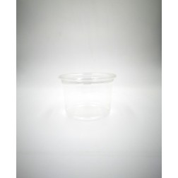 Envase redondo Deli Rpet 16oz/450ml 117mm + Tapa plana cerrada