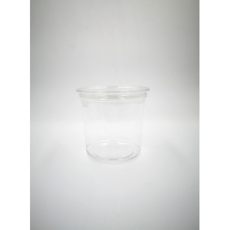 Envase redondo Deli Rpet 24oz/710ml 117mm + Tapa plana cerrada