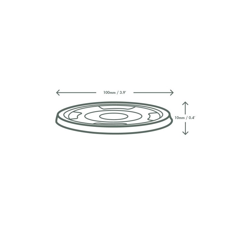 Tarrina PLA Transp Bella Vegware