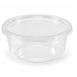 copie de Envase redondo Deli Rpet 8oz/230ml 117mm + Tapa alta cerrada