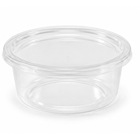 copie de Envase redondo Deli Rpet 8oz/230ml 117mm + Tapa alta cerrada