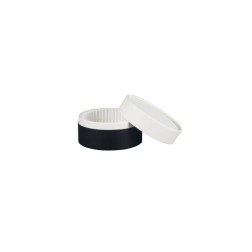 Envase Tarta de Queso Lux pequeño bicolor 200ml con Tapa y Cápsula diametro 9,9cm | Apto Horno y Microondas | Jimara Packaging