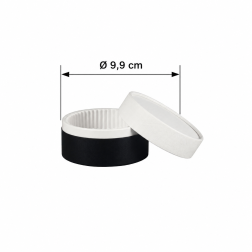 Envase tarta de queso - Lux PEQUEÑA BICOLOR Horno + tapa + capsula 200ml