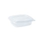 Envases PP reutilizables con bisagra Oval
