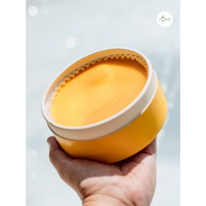 Envase tarta de queso LUX AMARILLO  horneable  + capsula + tapa (100 unds)