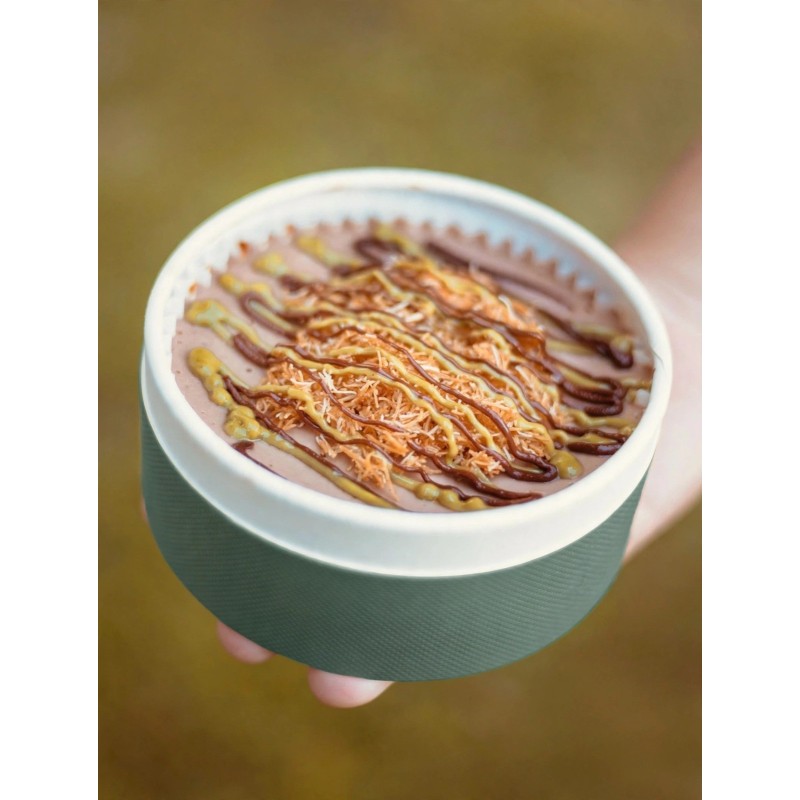 Envase tarta de queso LUX VERDE horneable  + capsula + tapa (100 unds)
