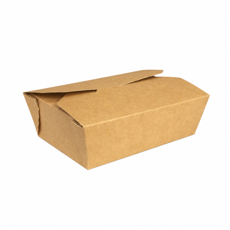 Cajas Americanas Kraft interior blanco | 650ml, 1150ml, 1800ml