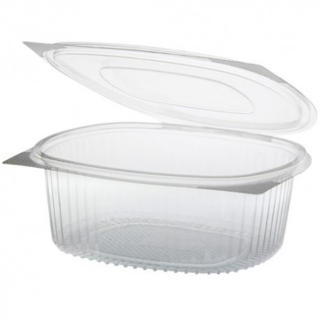 Envases bisagra oval RPET
