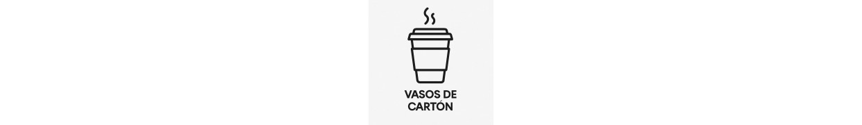 Vasos de cartón café y portavasos.