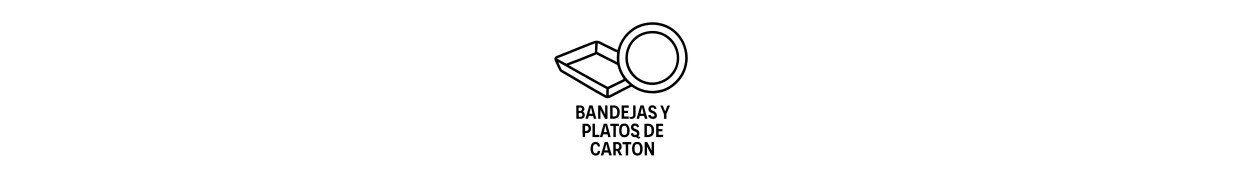 Bandejas y platos de cartón