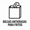 Bolsas de papel antigrasa para fritos y churros