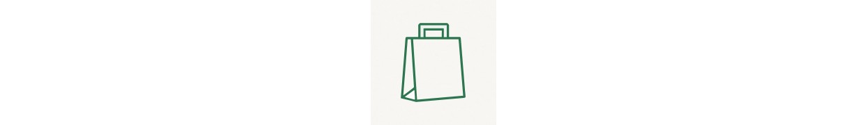 Bolsas de Papel Fondo Plano con Asa | Jimarapackaging