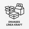 Envases de cartón take away línea Kraft Con Tapa
